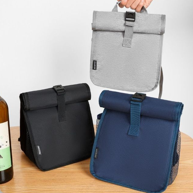 Multi-functional Crossbody Lunch Bag Backpack Canvas BagDouble Shoulder Lunch Bag Aluminium Foil Ice Pack Insulation Lunch Bag Waterproof Lunch Bag – โปรปัง