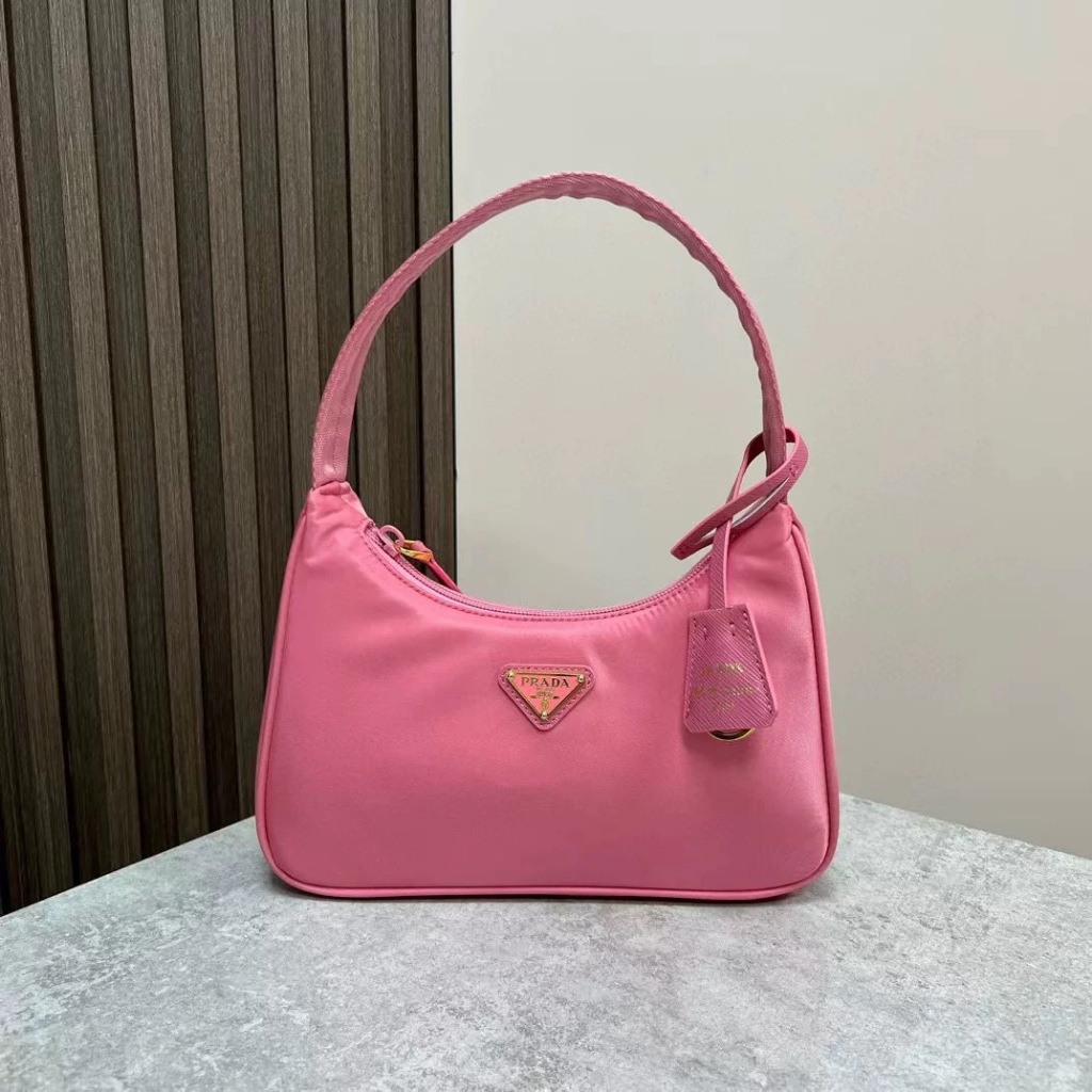 2024 ใหม่ PD ผู้หญิงผ้าใบไนลอนใต้วงแขนกระเป๋ากระเป๋าสะพายไหล่ Casual Hobo Bag