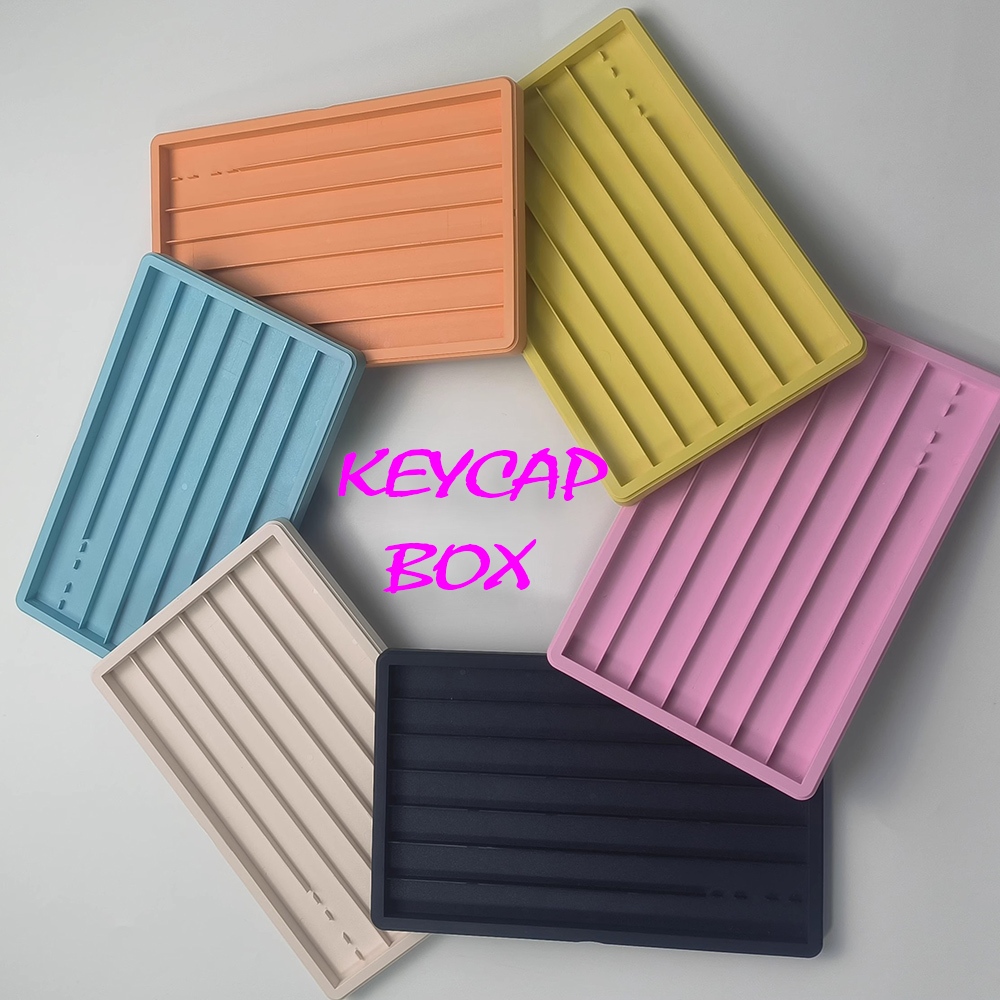ปุ่มกดจัดระเบียบคีย์บอร์ด หลายชั้น กันฝุ่น สีขาว ดํา ชมพู ม่วง