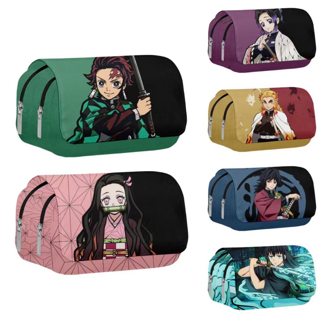 Demon Slayer nezuko muichiro Tokitou tanjiro pencil case Large capacity. 1.