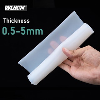 แผ่นยางซิลิโคนโปร่งแสงแผ่นเสื่อทนอุณหภูมิสูงปะเก็นใสหนา0.5 1…