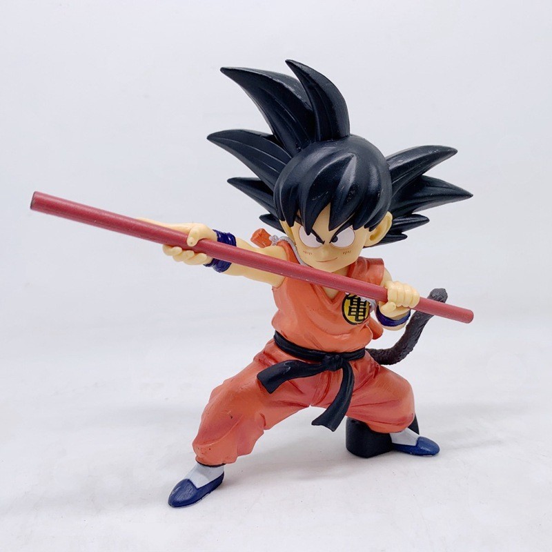 14 ซม.อะนิเมะ Dragon Ball Z รูป Son Goku Kakarotto Monkey King Bar รุ่น Q PVC Action Figures รุ่นเดสก์ท็อปตกแต่งตุ๊กตาของเล่น