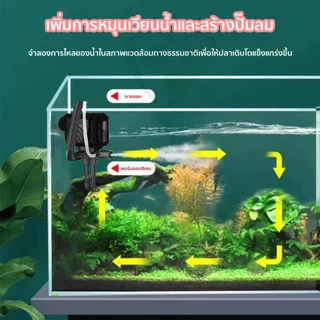 Happy Pet กรองบนตู้ปลา 3 in 1กรองบนตู้ (กรองบนสำหรับกรองน้ำให้ใสสะอาด นำไปใช้กับ ตู้ปลา16-24 นิ้ว)