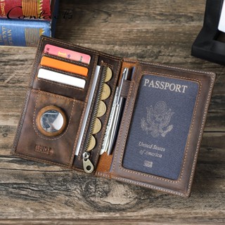 CONTACT'S กระเป๋าสตางค์หนังแท้หนังสือเดินทางสําหรับผู้ชายผู้…