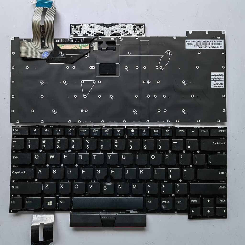 US/RU แป้นพิมพ์แล็ปท็อปสําหรับ Lenovo Thinkpad P1 X1 Extreme Gen1 Gen2 T490S(20NX 20NY) T495S (20MD 