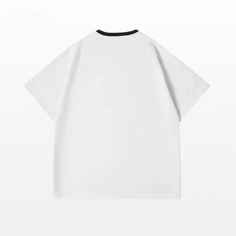 Becoolman- [M-3XL] แบบใหม่ ยอดนิยม แฟชั่น แมทช์ลุคง่าย เสื้อยืด ชาย หล่อ ลายทาง พิมพ์ลาย แขนสั้น3