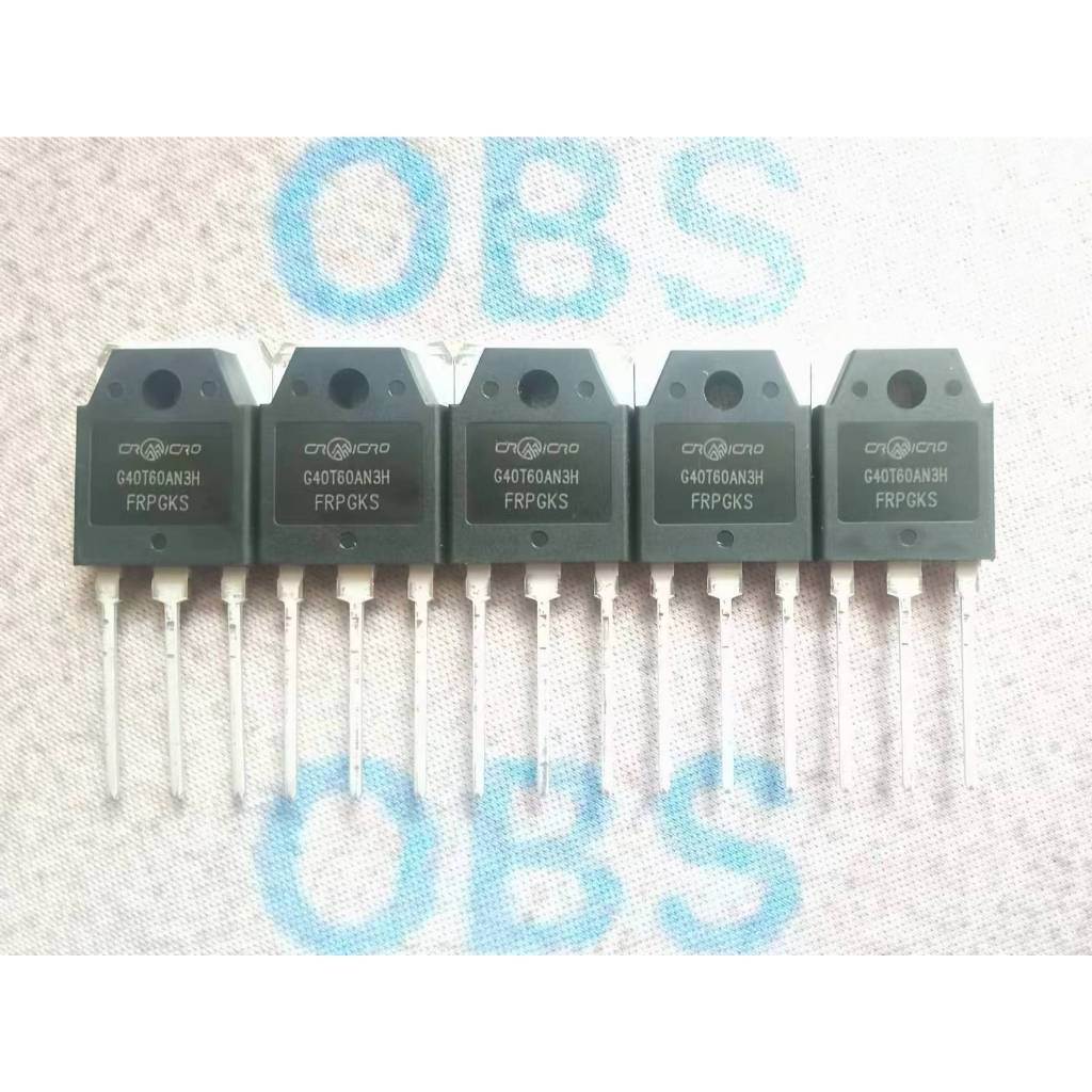 ((5 ชิ้น) G40T60AN3H ของแท้ G40T60AN หลอดผลภาคสนาม TO-3P