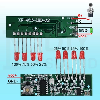 DIYsound ไฟวัดแบต12v/24v ไฟแสดงแบตเตอรี่ Li-ion 2S 4S 6S 8S **ย้ายไฟแล้ว** LED แสดงสถานะระดับแบตเตอรี่ LED ตัววัดโวลท์แบต แสดงแบตเตอรี่21v เตือนแบต แบต