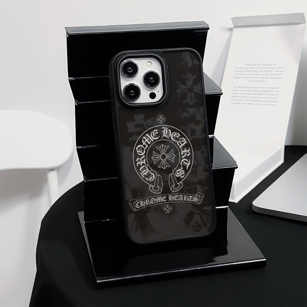 Chrome Hearts เคสโทรศัพท์แบบนุ่มสําหรับ iphone 16 Pro Max 15 Pro Max 14 Pro Max i14 13 Pro Max i13 13pro i11 11 Pro Max 12 Pro Max ฝาครอบป้องกัน
