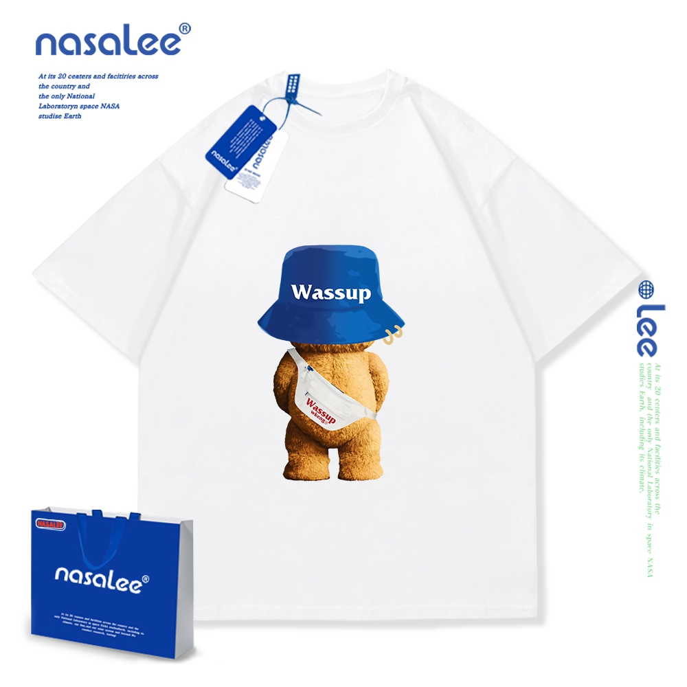 ซื้อ NASAเสื้อยืดแขนสั้นเด็กลายการ์ตูนน่ารัก เสื้อยืดคอกลม ผ้าคอตตอน สไตล์เกาหลี