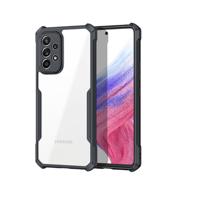 SAMSUNG วัสดุอะคริลิคกรณีsamsung Galaxy M02S M04 M12 M13 M14 M21 M22 M23 M30S M31 M31S M32 M51 M52 M53 M54 M55 4G 5Gถุงลมนิรภัยปลอกกันกระแทกฝาครอบโปร่งใส