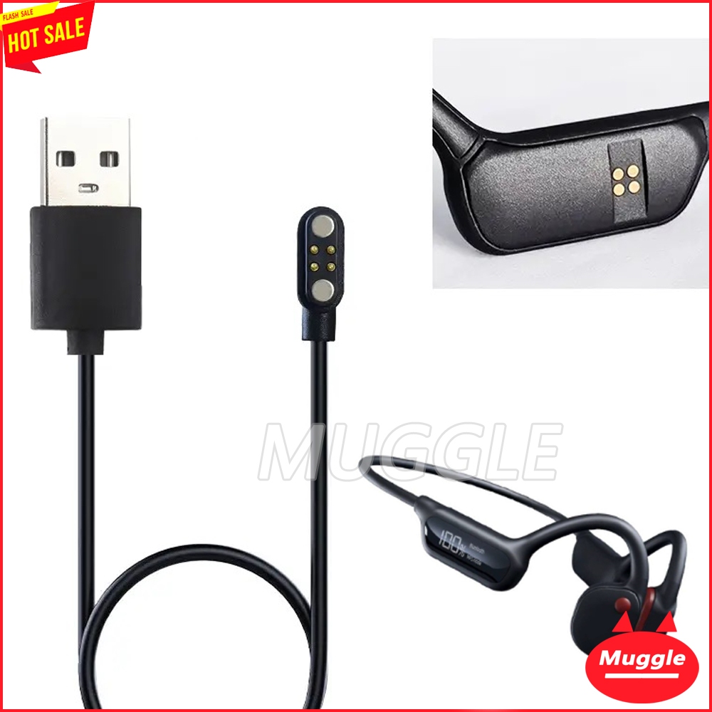 Bone Conduction Kawa DGX10 ว่ายน้ําสายชาร์จ USB power charger DGX10 หูฟังไร้สาย สายชาร์จ USB Bone Co