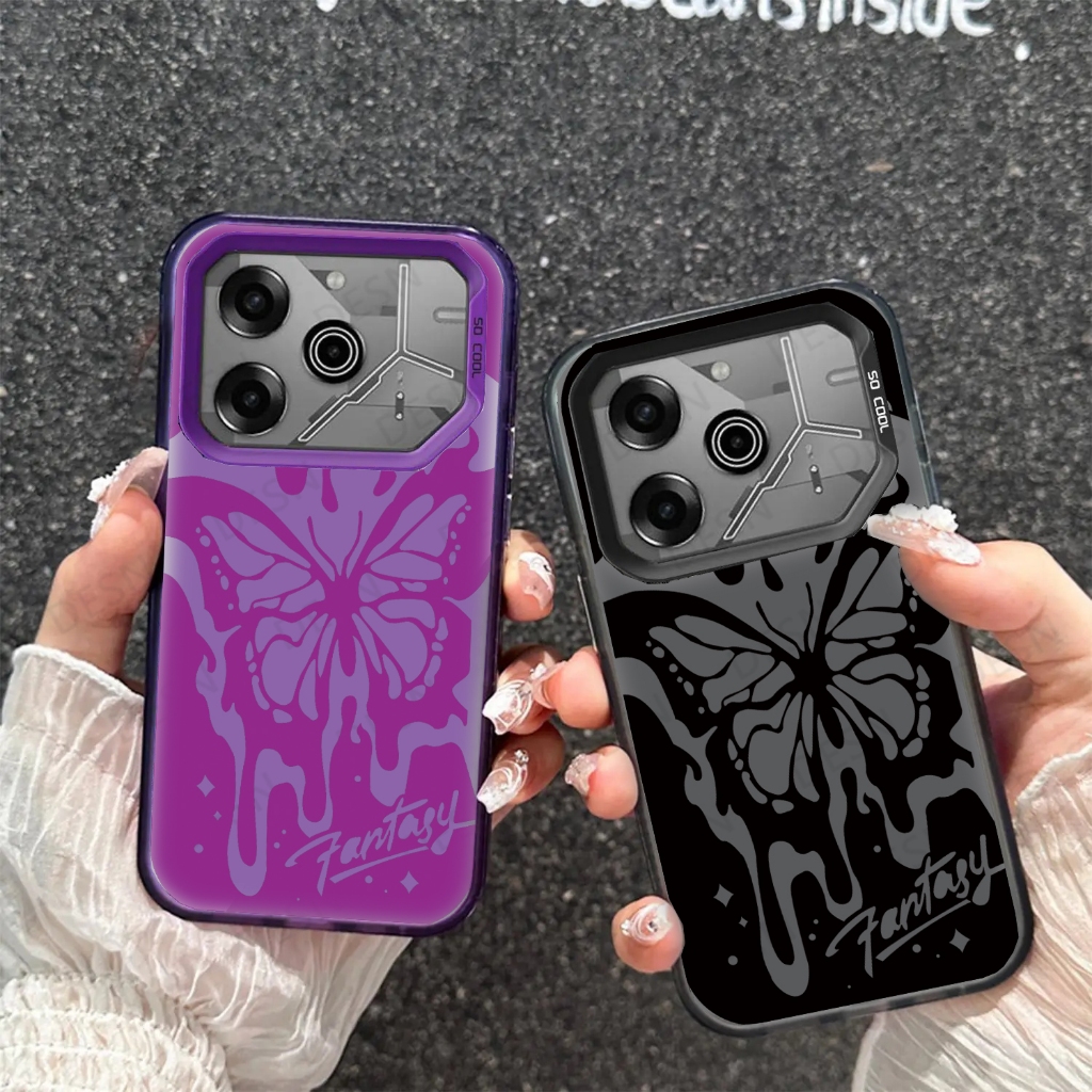 เคสโทรศัพท์สําหรับ Tecno Pova 6 Pro Li9 กรณี Tecno Pova 6 Li7 5 4 3 เคสโทรศัพท์ Matte Anti Drop นุ่ม