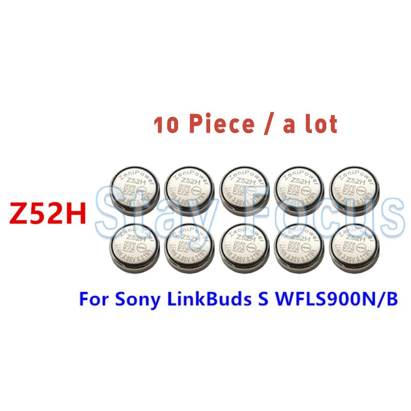 10 ชิ้น/A LOT Z52H แบตเตอรี่ใหม่สําหรับ Sony LinkBuds S WFLS900N/B, Z32H สําหรับ Sony LinkBuds WFL900/H หูฟัง - รูปที่ 2