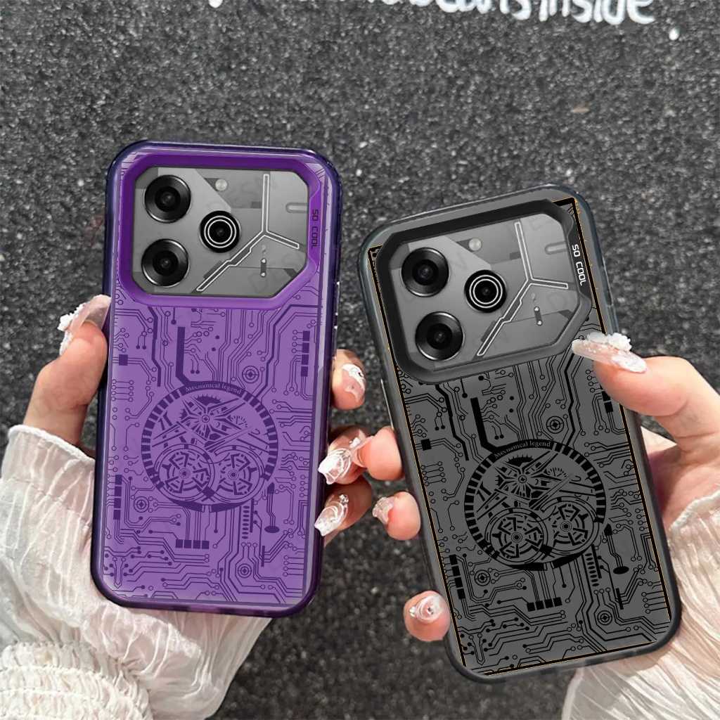 เคสโทรศัพท์สําหรับ Tecno Pova 6 Pro Li9 กรณี Tecno Pova 6 Li7 5 4 3 เคสโทรศัพท์ Matte Anti Drop นุ่ม