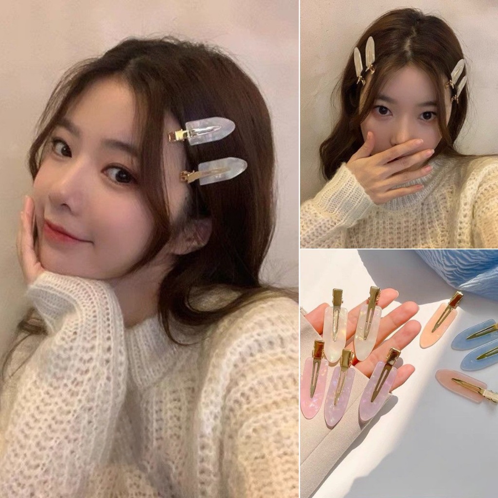 Jojo COCO Acetate Gradient คลิป Duckbill ไร ้ รอยต ่ อเครื ่ องประดับผมผู ้ หญิง