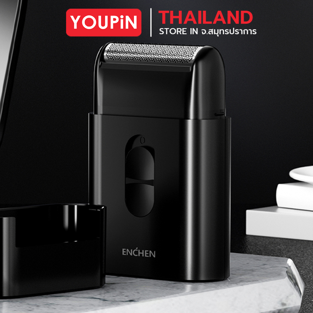 Enchen MS003 เครื่องโกนหนวดไฟฟ้าสําหรับ Man Precision ใบมีดเดียว Pop-Up Precision Trimmer Type-C ชาร