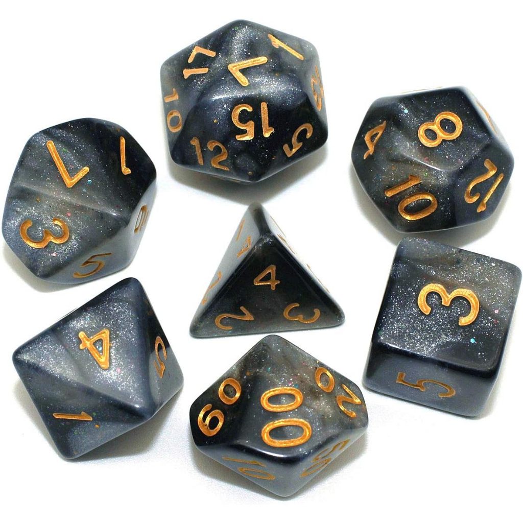 Dice DND RPG Nebula Dice Set Fit Dungeons และ Dragons D&D บทบาทเล่นเกม Polyhedral ลูกเต๋าชุด D20 D12