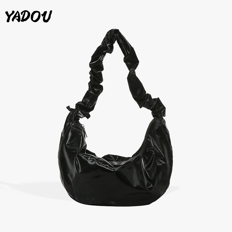 YADOU กระเป๋าเกี๊ยวจีบเมฆเกาหลีใหม่กระเป๋าสะพายแฟชั่นความจุขนาดใหญ่