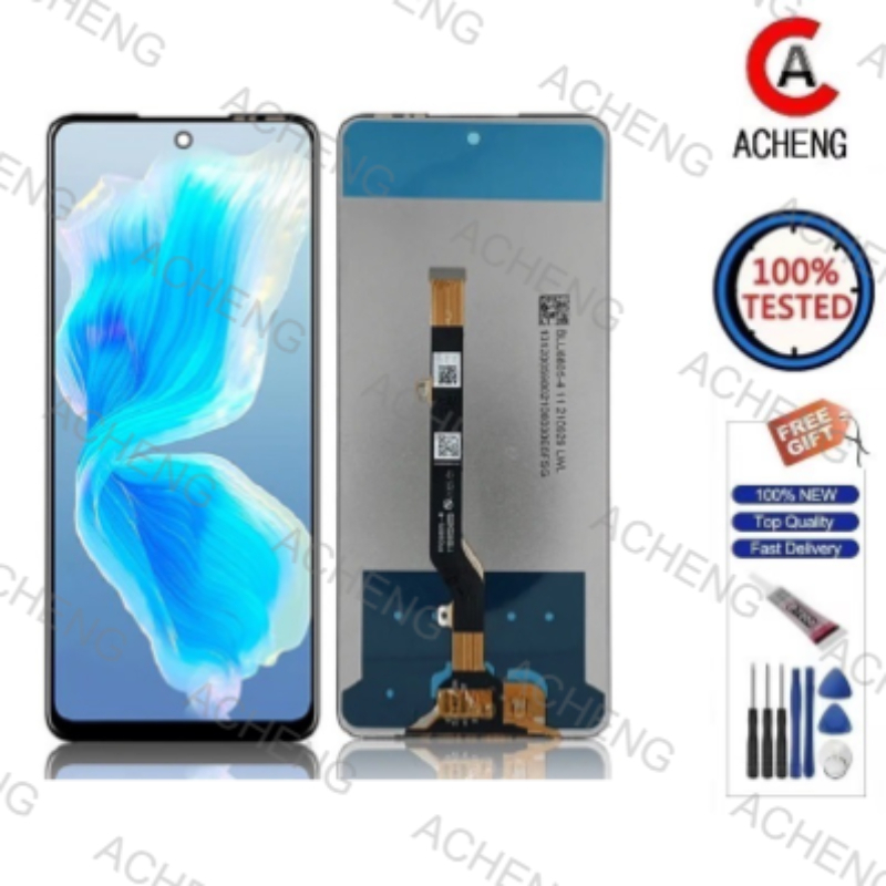 ACHENG สําหรับ Tecno Camon 18 CH6 CH6n 18 P CH7 CH7n LCD Touch Screen Digitizer เปลี่ยน Part
