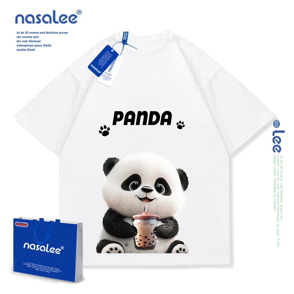 2024 สินค้าใหม่! เสื้อยืดเด็กจาก NASA เสื้อยืดคอกลมผ้าฝ้ายแท้สำหรับเด็ก แขนสั้น นุ่มสบาย
