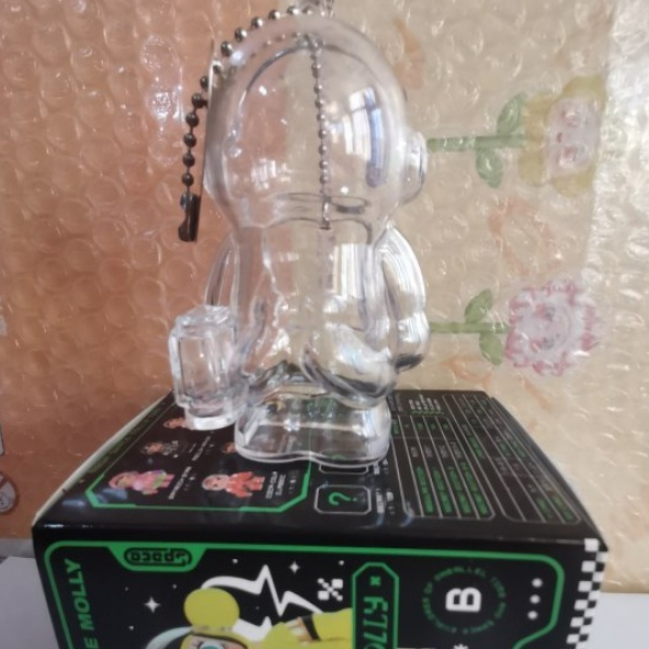 เคสอะคริลิคใส สำหรับใส่ Space Molly 100% กันรอย กันฝุ่น พวงกุญแจ Case molly space - รูปที่ 6