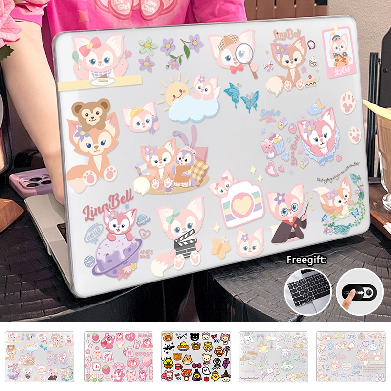 น่ารักการ์ตูนพิมพ์สําหรับแป้นพิมพ์สําหรับ 2024 Macbook Pro14 M3 A2918 A2992 Air13 M3 A3113 A3114 2020 Air Retina13 A2179 A2337 M1 Pro13 M2 A2 A2338 Air13 A16 2015 Pro15 Pro15 Pro
