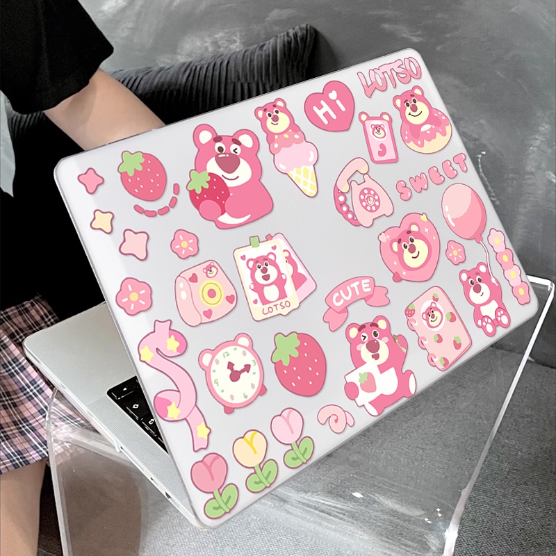 น่ารักการ์ตูนพิมพ์สําหรับแป้นพิมพ์สําหรับ 2024 Macbook Pro14 M3 A2918 A2992 Air13 M3 A3113 A3114 2020 Air Retina13 A2179 A2337 M1 Pro13 M2 A2 A2338 Air13 A16 2015 Pro15 Pro15 Pro