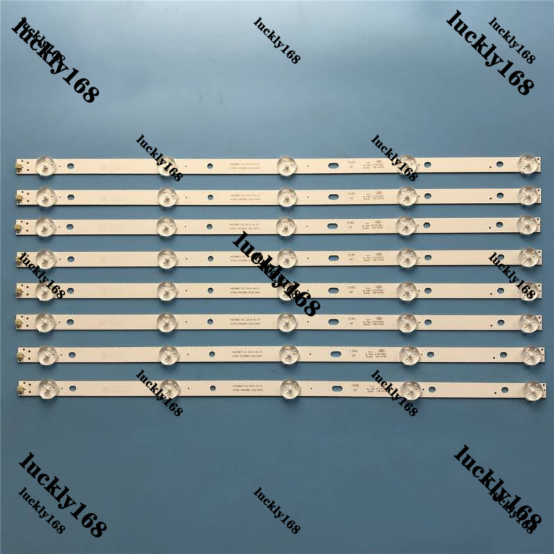 LED Strip 5โคมไฟสําหรับPhilips 43"TV 43PFT5250 43PFT6100 43PFA4350 43PFT4001 4708-K420WD-A3213K01 K4