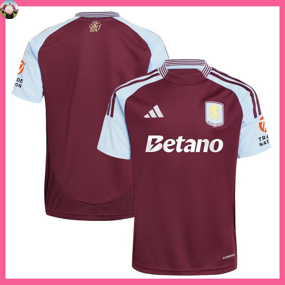 2024-25 Aston Villa เสื้อเหย้า S-4XL