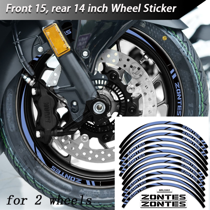สําหรับ ZONTES 368E 368D 368M 350E 350M 350D รถจักรยานยนต์ล้อ hub สติกเกอร์สะท้อนแสง Decal