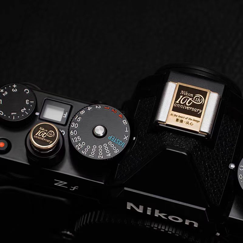 ฝาครอบป้องกันรองเท้าร้อนทําจากทองแดงบริสุทธิ์ Nikon ZFz30z50zfcz5z62 ปุ่มชัตเตอร์ที่ระลึกร้อยปีอุปกรณ์เสริมกล้องกล้องรุ่น Canon
