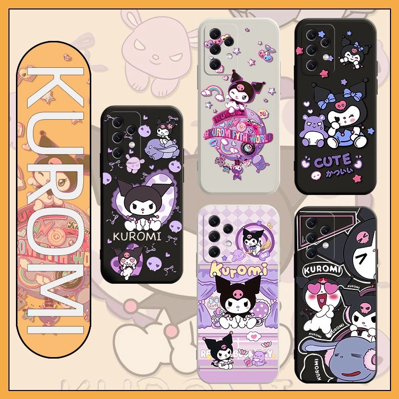 เคสสําหรับ samsung A03S M02 A02S A31 A04E S8 S9 S10 plus kuromi โทรศัพท์มือถือกรณี