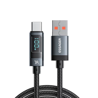 Essager Hao 100W /30W สายชาร์จ 3 อินเตอร์เฟส 100W C-C 100W A-C 29W C-L