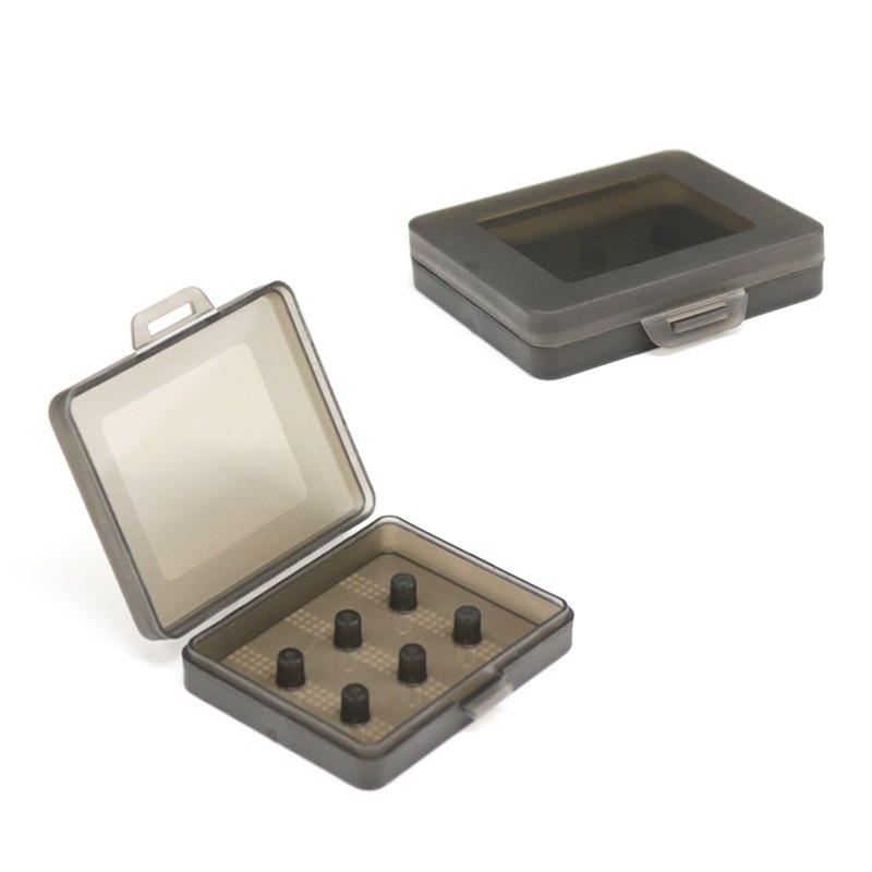 แพ็คเกจ Eartips Case Silicone Replacement Earbuds Tips Box Earbuds Memory Foam Storage Box