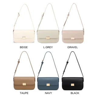 David Jones Paris กระเป๋าสะพายไหล่ กระเป๋าถือ หนัง pu สําหรับสตรี