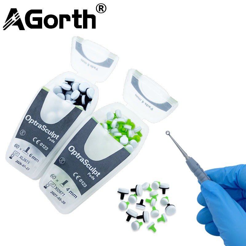 Agorth ไม้พายโฟมเรซิ่น ด้ามจับออปตร้าสลัก สําหรับใช้ในการทันตกรรม