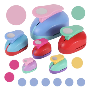 วงกลมหมัด 8/16/25/38/50 มม.DIY ลายนูน Punches Scrapbooking เครื่องตัดกระดาษสี Craft Hole Punch Rounder เครื่องตัด