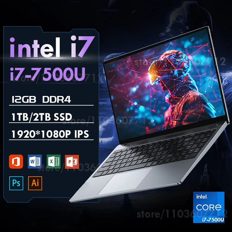 【รับประกัน 3 ปี】 2026โน๊ตบุ๊คออฟฟิศใหม่ คอมพิวเตอร์ 14.1 นิ้ว Intel Core i7, 12GB, DDR4, 1TB, 2TB, S