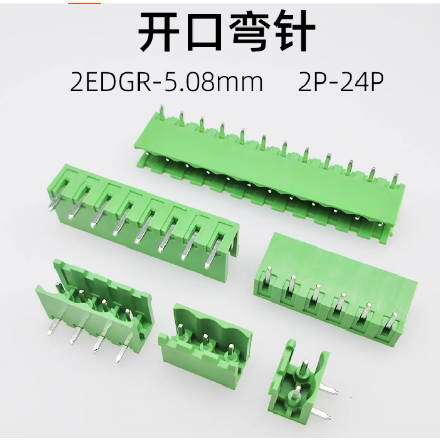 Kf2edg5.08 มม.สีเขียว PCB Phoenix Terminal 3EDGV ซ็อกเก็ต 4EDGR6P ซ็อกเก็ต 8EDGK ปลั๊ก