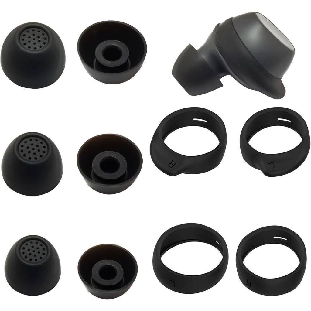 Replacement Eartips และ Wingtip Earbuds Ear Tips สําหรับ Samsung Galaxy Buds FE หูฟัง Fit in Case Ear Tips,5 คู่