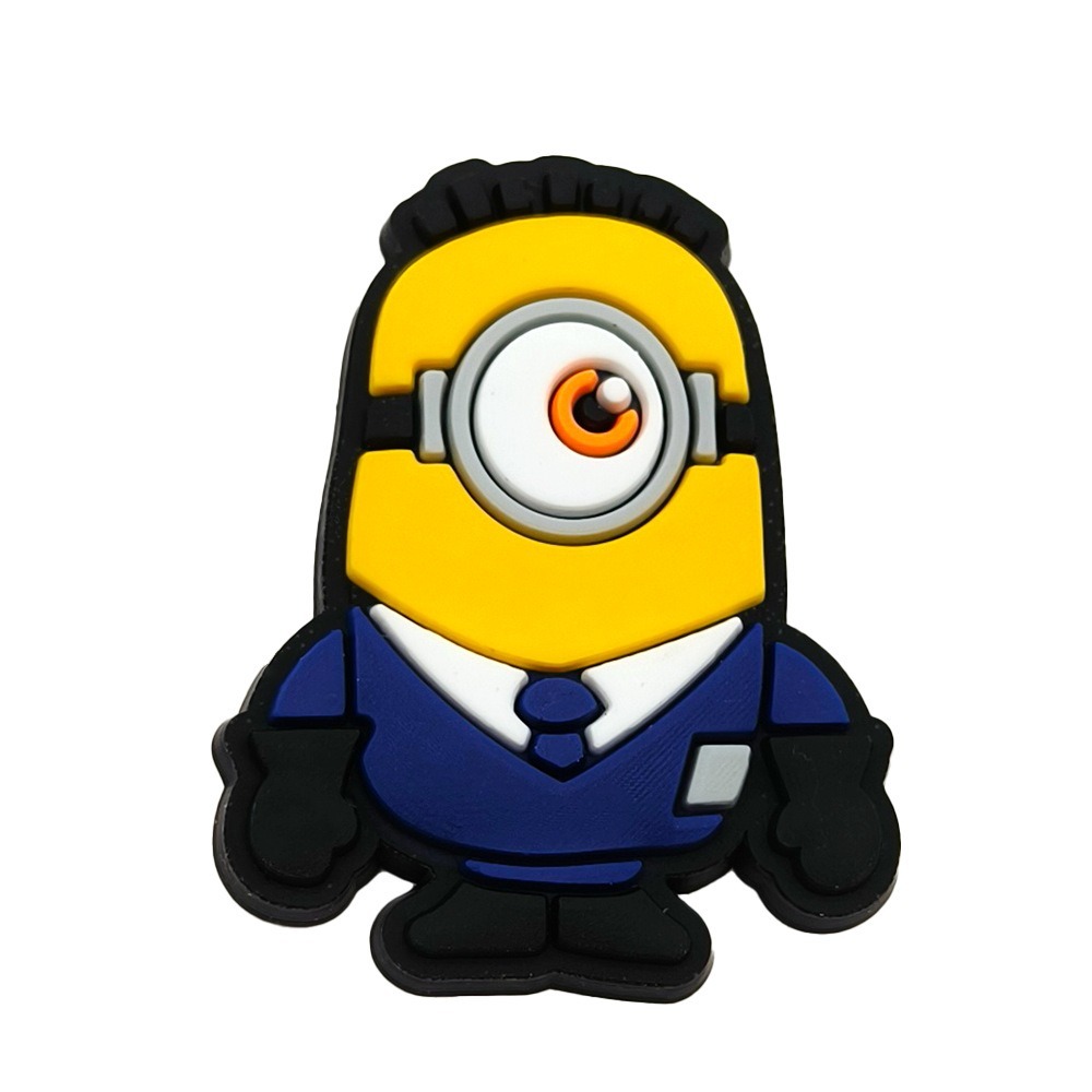 ร้อน 1pcs การ์ตูน Minions crocs Charms สีเหลือง jibbitz DIY อุดตันรองเท้า Aceessories Fit รองเท้าแตะ pin รองเท้าแตะตกแต่งเด็กของขวัญ