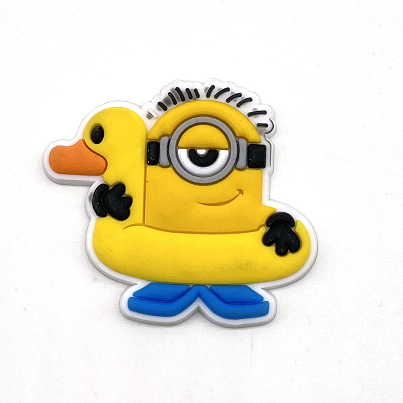ร้อน 1pcs การ์ตูน Minions crocs Charms สีเหลือง jibbitz DIY อุดตันรองเท้า Aceessories Fit รองเท้าแตะ pin รองเท้าแตะตกแต่งเด็กของขวัญ