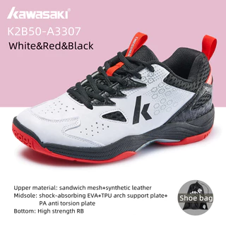 Kawasaki รองเท้าผ้าใบ รองเท้า A3307 รองเท้าแบดมินตัน  ระบายอากาศได้  รองเท้ากีฬาสําหรับผู้ชายผู้หญิง