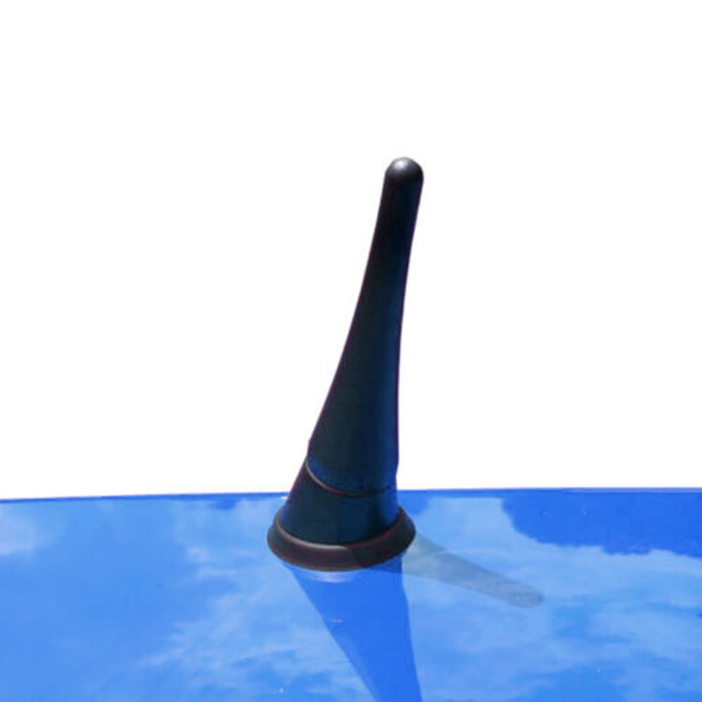 3.8 นิ้วสีดําสั้น Stobby เสาอากาศ Mast Fit สําหรับ 2010-2014 Ford Mustang, 2013-2022 Ford Transit, 2