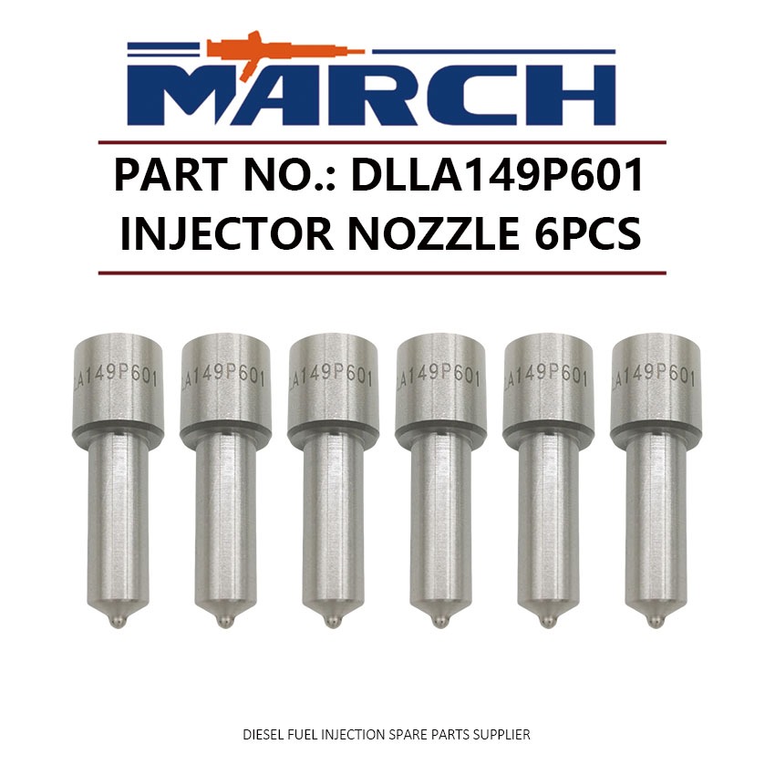 6pcs ดีเซลหัวฉีดน้ํามันเชื้อเพลิงหัวฉีดเคล็ดลับ DLLA149P601 สําหรับ Scania 114C 114G T114C T114G T11
