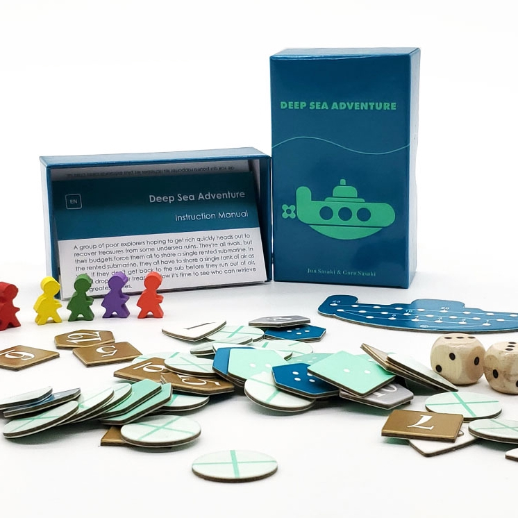 Deep Sea Adventure บอร์ดเกม เกมผจญภัยท้องทะเลลึก ของเล่นสำหรับเด็ก 1 ชุด