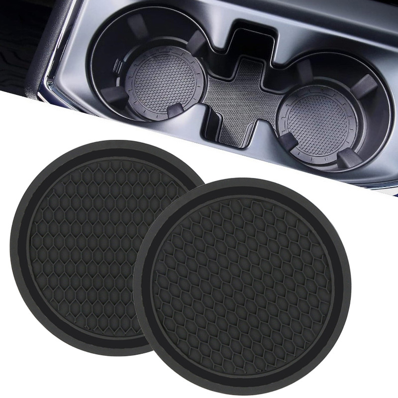 รถ Coaster ถ้วย Coaster Universal ยานยนต์กันน้ํากันลื่นที่วางแก้วรถ Sift-proof ผู้ถือการรั่วไหลรถอุปกรณ์เสริมภายใน
