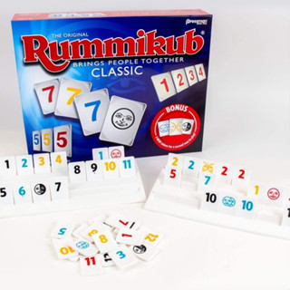 Rummikub เกมกระดาน พร้อมโบนัสโจ๊กเกอร์ ของแท้ สําหรับเดินทาง