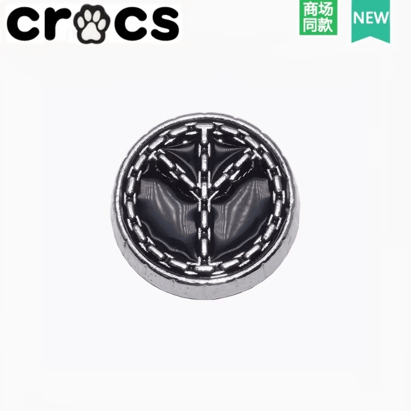 Texture Trend Crocs Crocs Zhibixing Accessories Hole Shoes Flower Elegant Premium Silver Saturn Series